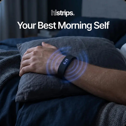 Onyx Silent Vibration Wrist-Worn Device - Alarm for Waking Up, Partner-Disturbance-Free for Heavy Sleepers, 2 Intensity Levels, up to 3 Alarms, 14+ Day Rechargeable Battery, Cool Gadgets for Adults, Gifts for Him, Gifts for Adults